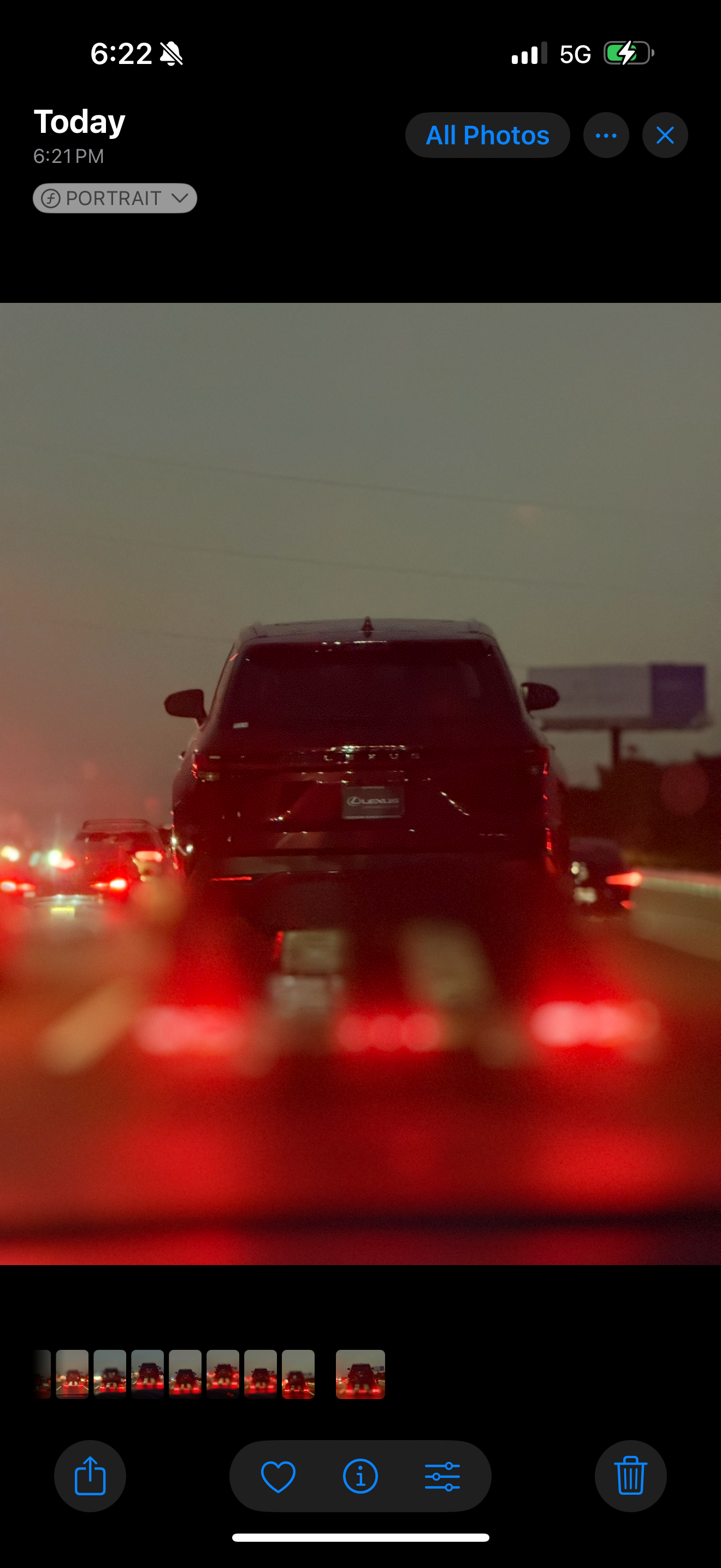 Urban Night Traffic - Red SUV Photography w/ ODF Limited