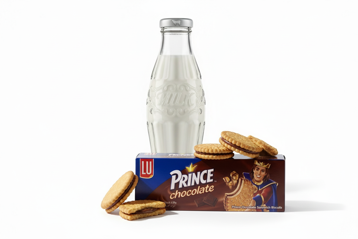 Premium milk and biscuits combo pack